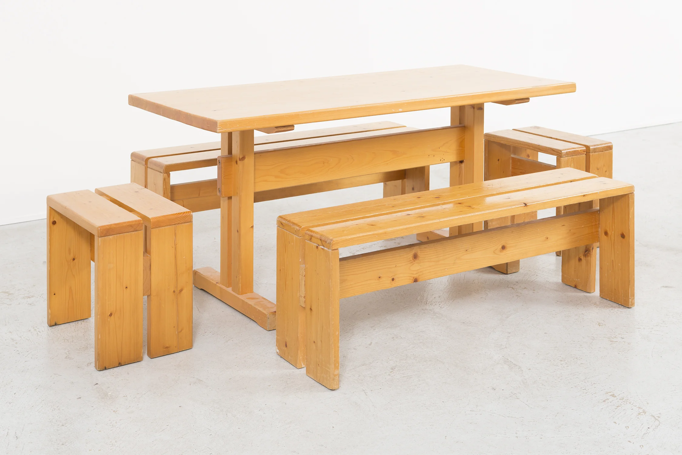 LES ARCS TABLE BY CHARLOTTE PERRIAND — MATTHEW RACHMAN GALLERY